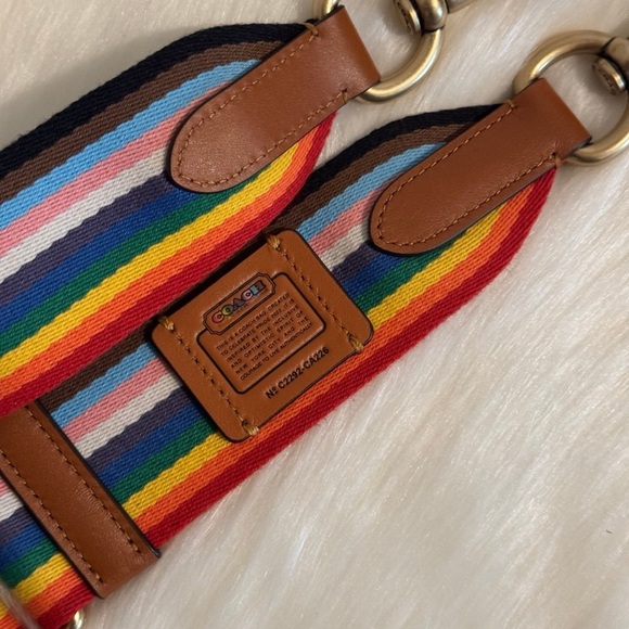 Coach Rainbow Webbing Strap - Picture 8 of 8